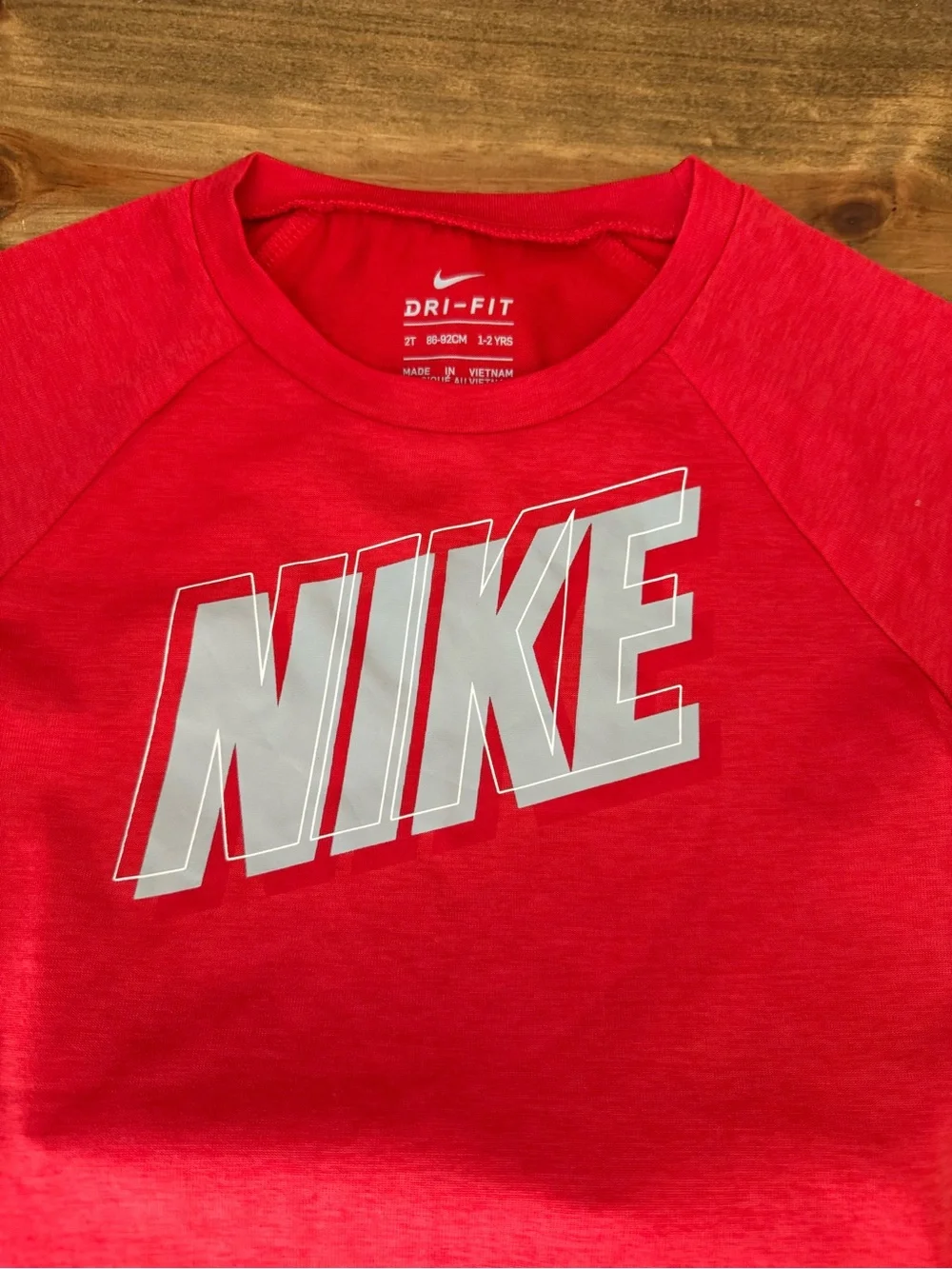 Nike Toddler Red Dri-FIT Outfit, Size 2T